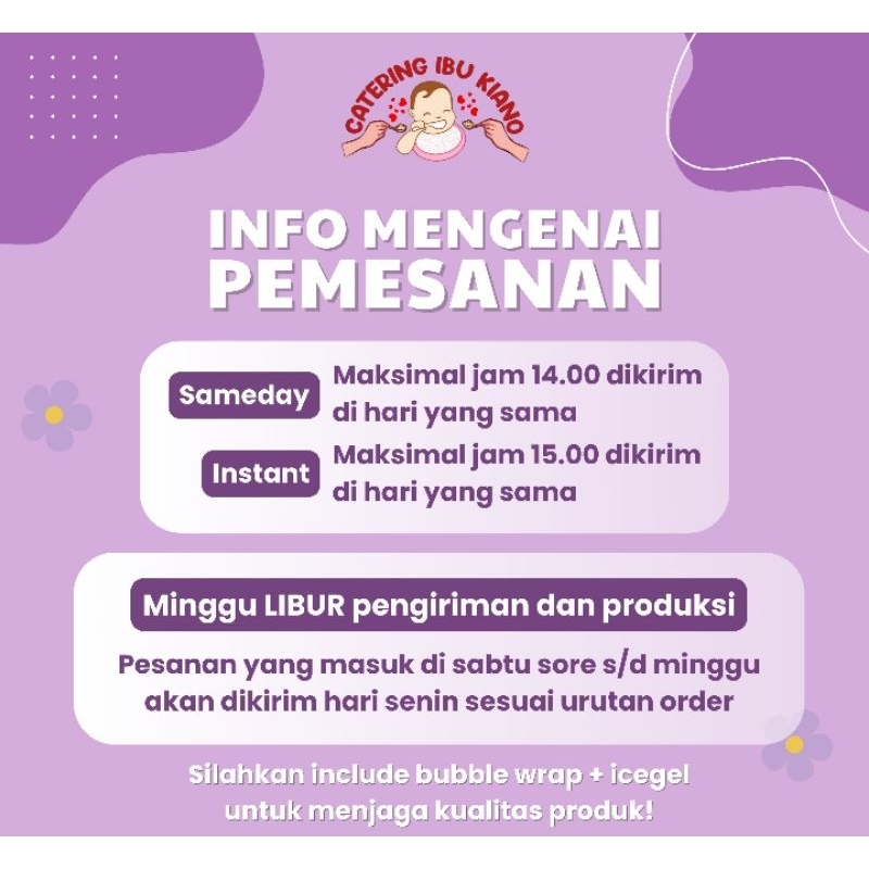 Salmon Sup Tomat Catering Mpasi Bayi Frozen