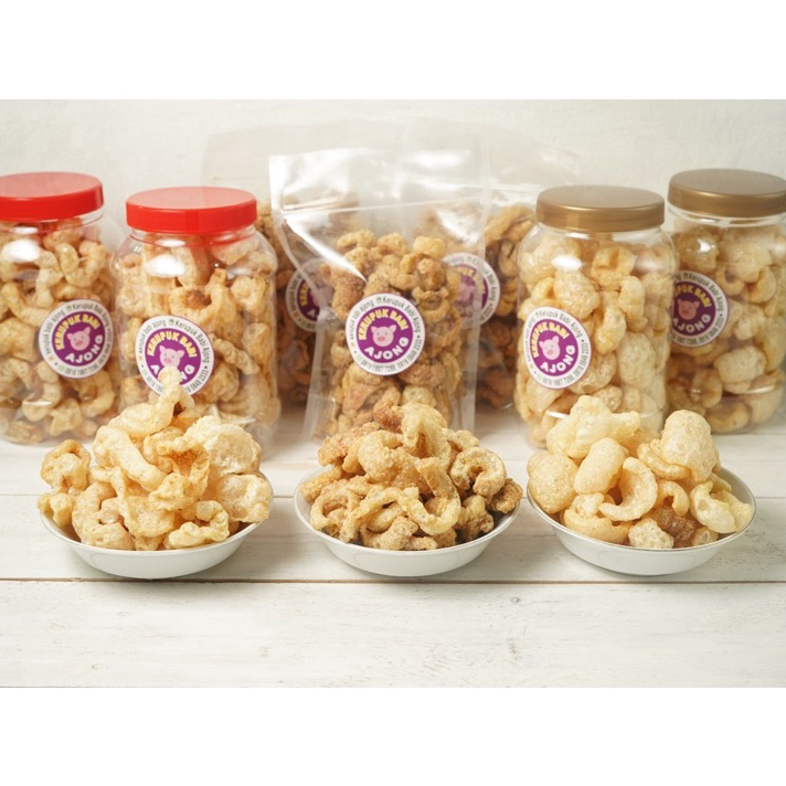 

☍✭✽ KERUPUK BABI PREMIUM 250 Gr