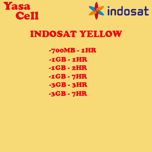 KUOTA DATA INDOSAT YELLOW 24JAM MURAH