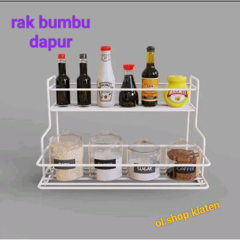 rak bumbu dapur/rak serbaguna dapur/rak meja bumbu dapur