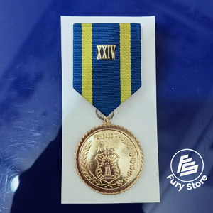Medali 24 Tahun Polri - Fury Store
