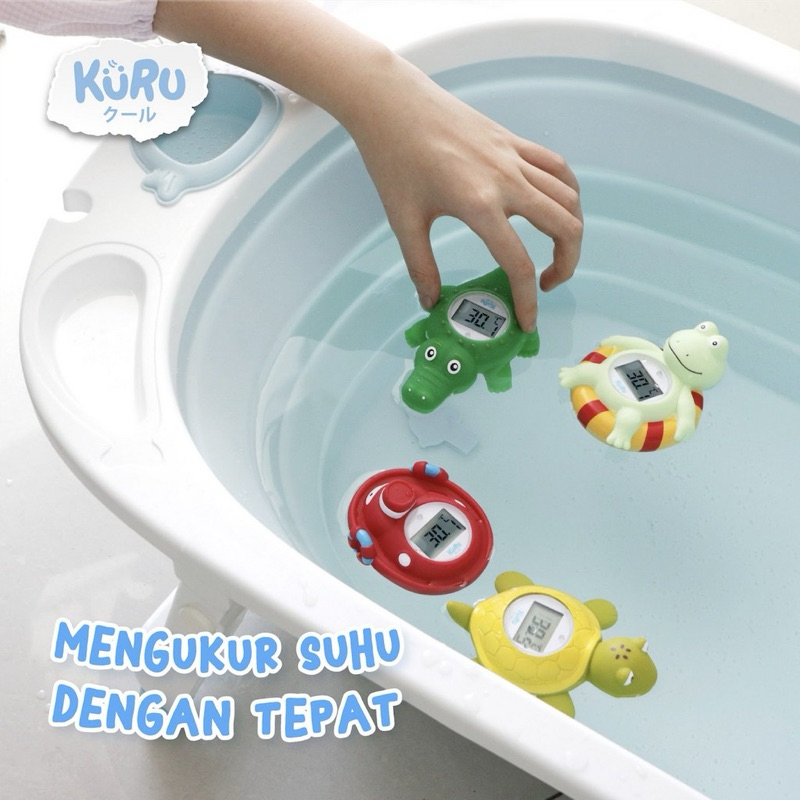 [NEW] Sale KURU Baby Bath Air Mandi Hangat Newborn Baby Lamp Room Thermometer Water Kids Anak Origin