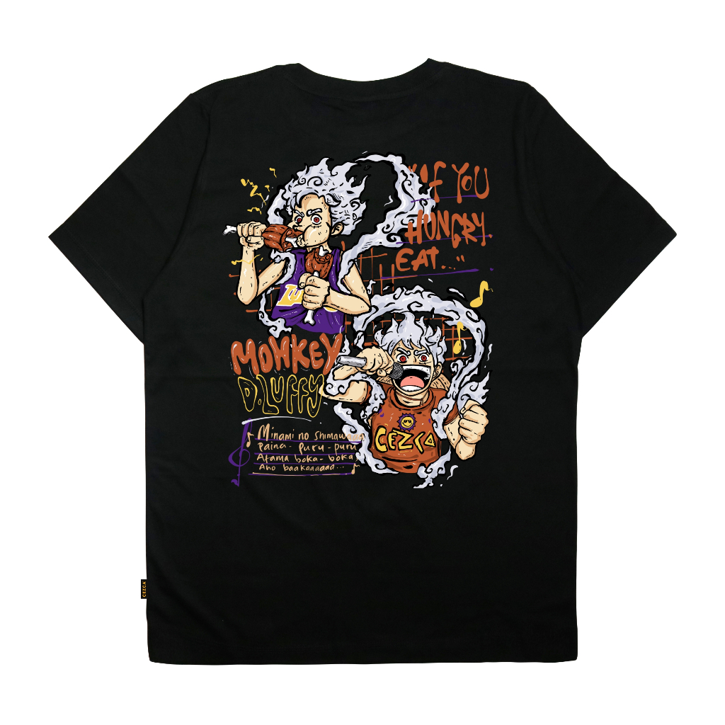 CEZCA T-Shirt Anime One Piece | Luffy Gear Fifth | Kaos
