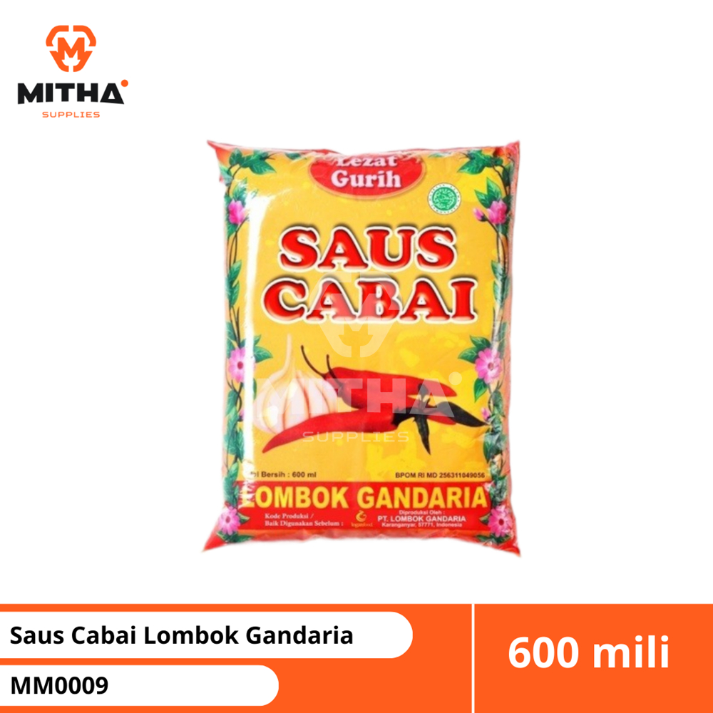 

Saus Cabai Lombok Gandaria 600 Ml MITHA MM0009