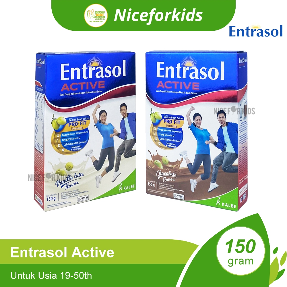 

Entrasol Active Susu Kalsium Kemasan 150gr