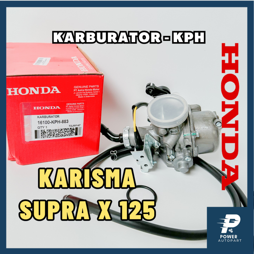 ( GARANSI ) Karburator Supra X 125, Karisma Original Carburator Original - Karbu KPH