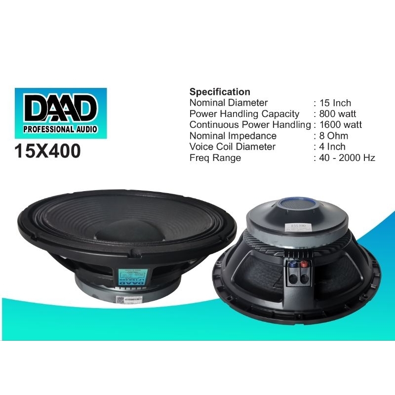 Speaker 15 inch DAAD 15X400