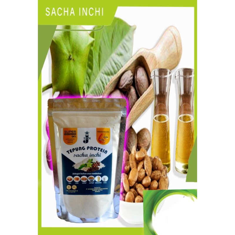 

Tepung Sacha inchi / Nutrisi 54%/ Omega 3&6 / @200 gram