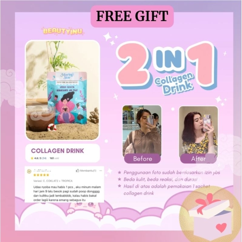 

MINUMAN COLAGEN PELANGSING & PENCERAH BADAN | BEAUTYINU 55 GRM