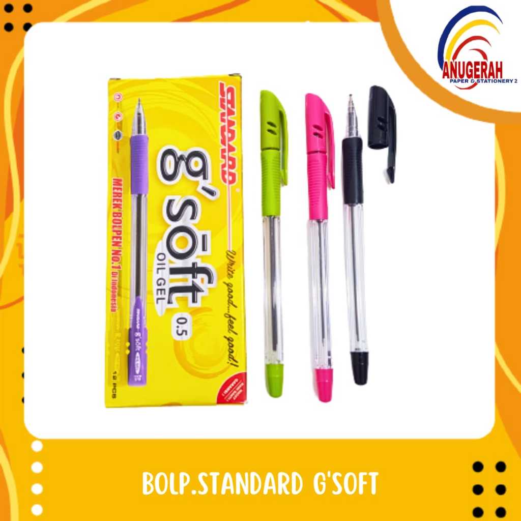 

BOLPOIN STANDARD G-SOFT 0.5 HITAM (LSN)