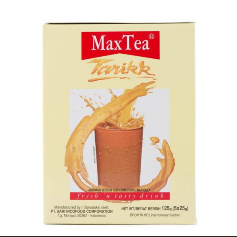 

MAXTEA Tarik Milk Tea 125gr- Teh Susu Gula Krimer