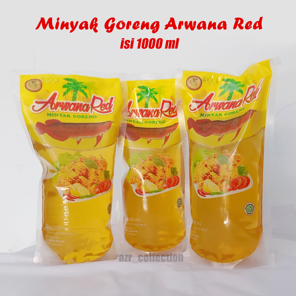 Minyak Goreng Arwana Red kemasan 1 Liter Minyak Goreng Kemasan 1 Liter Minyak Goreng Murah