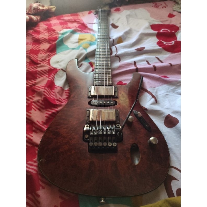 Gitar Ibanez Original Rakit an Made In Indonesia MII Pickup Seymour Duncan Ibanez ZR Tremolo S Serie