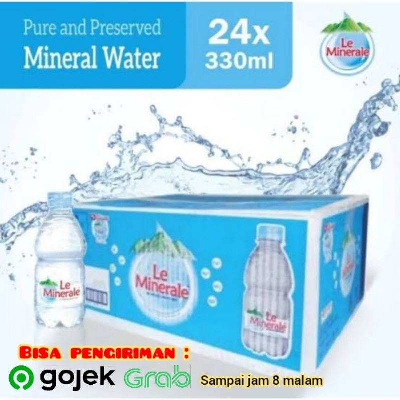 

LE Minerale 330 ml 1 Dus bisa Gojek Grab sampai jam 8 malam