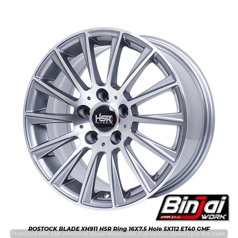 velg mobil mercy audi r16 hsr blade velg racing hsr kuat