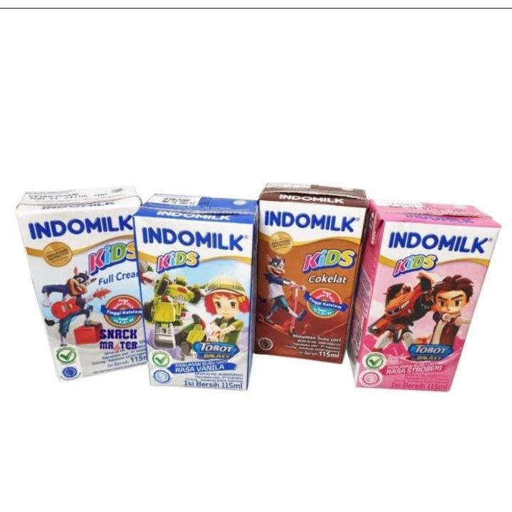 

Susu Kotak indomilk 115ml cokelat | strawberry | susu uht kotak