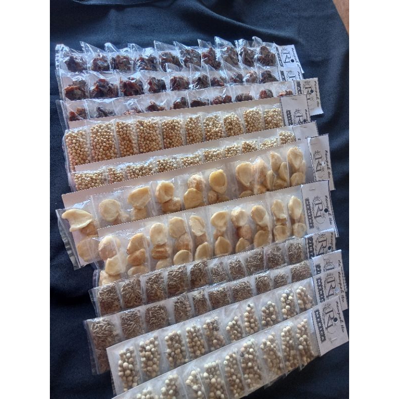 

BUMBU REMPAH merica, ketumbar, kayu manis, asem, jinten, terasi, makaroni spiral, makaroni pipa renceng murah isi 10 sachet