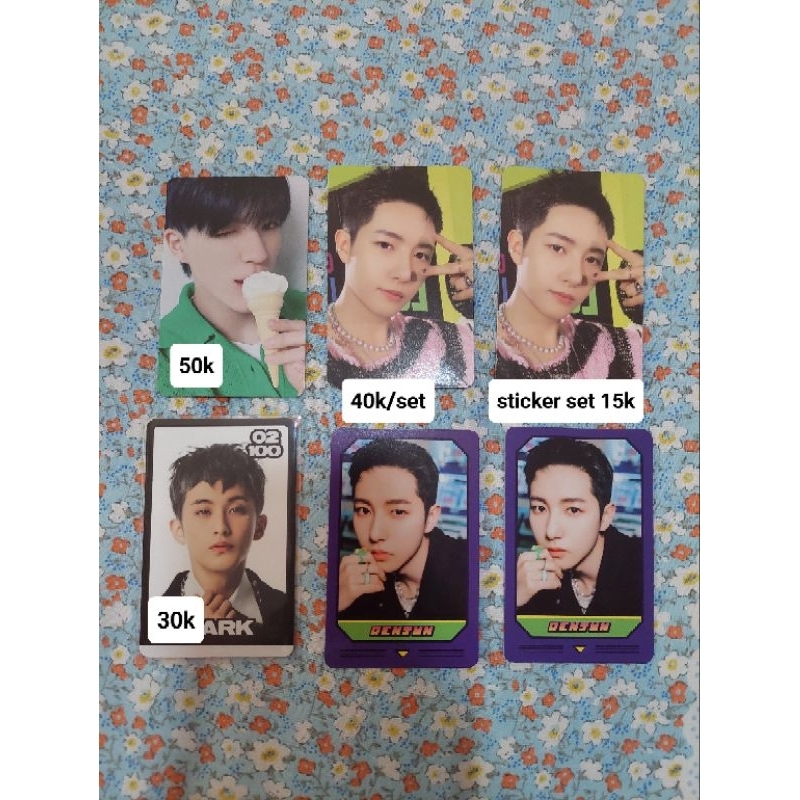 pc photocard aab nct dream jeno es krim renjun matching card mark tc b glitch mode