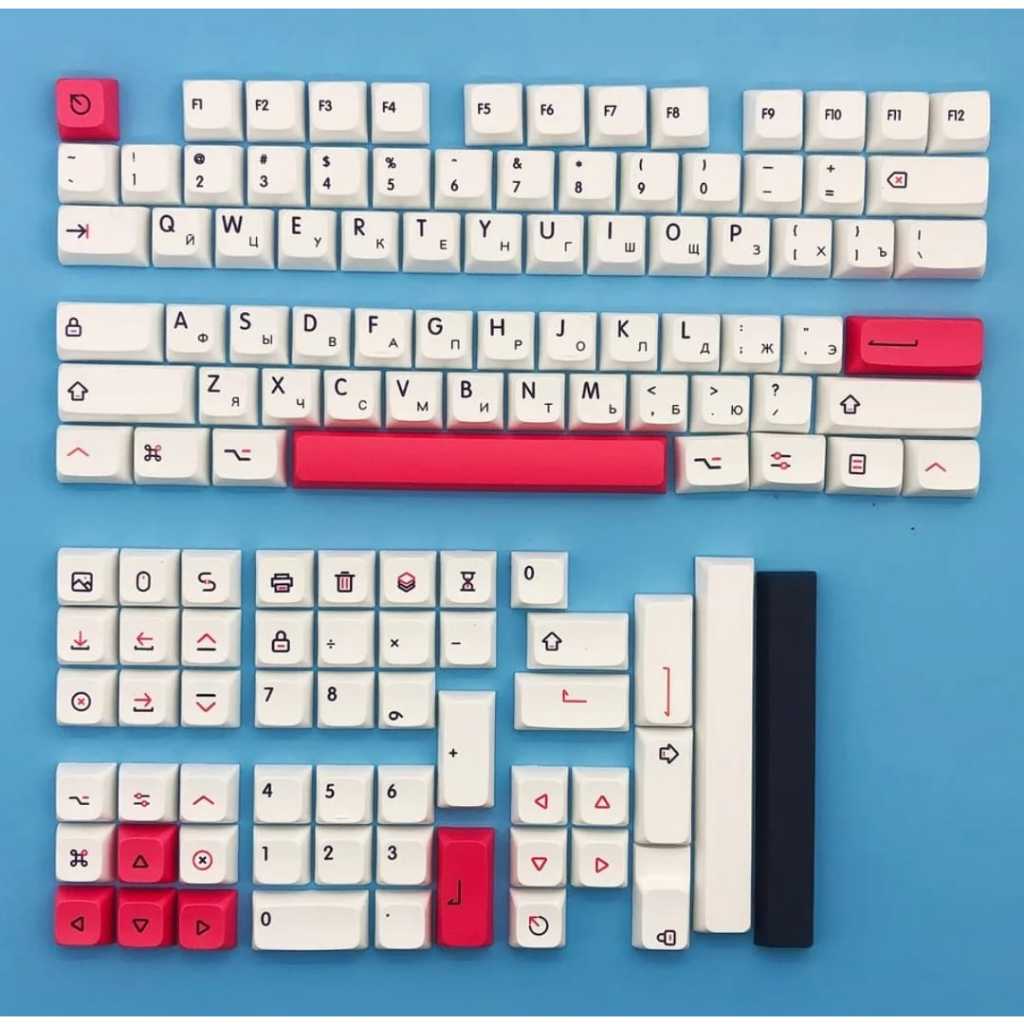 KEYCAPS XDA KON MOMO PERSONALIZED RUSSIAN