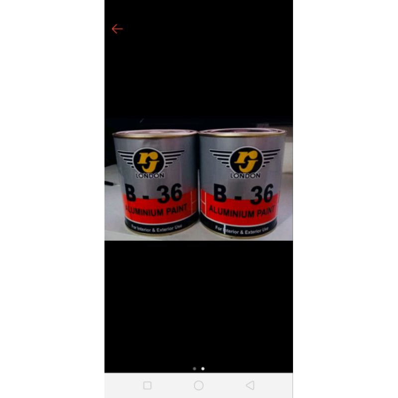 

Cat Minyak/Alumunium Paint B-36 uku 800ml/1 kg Rj London