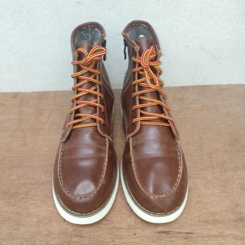 Boots ala Boy London pria original kulit branded vintage preloved