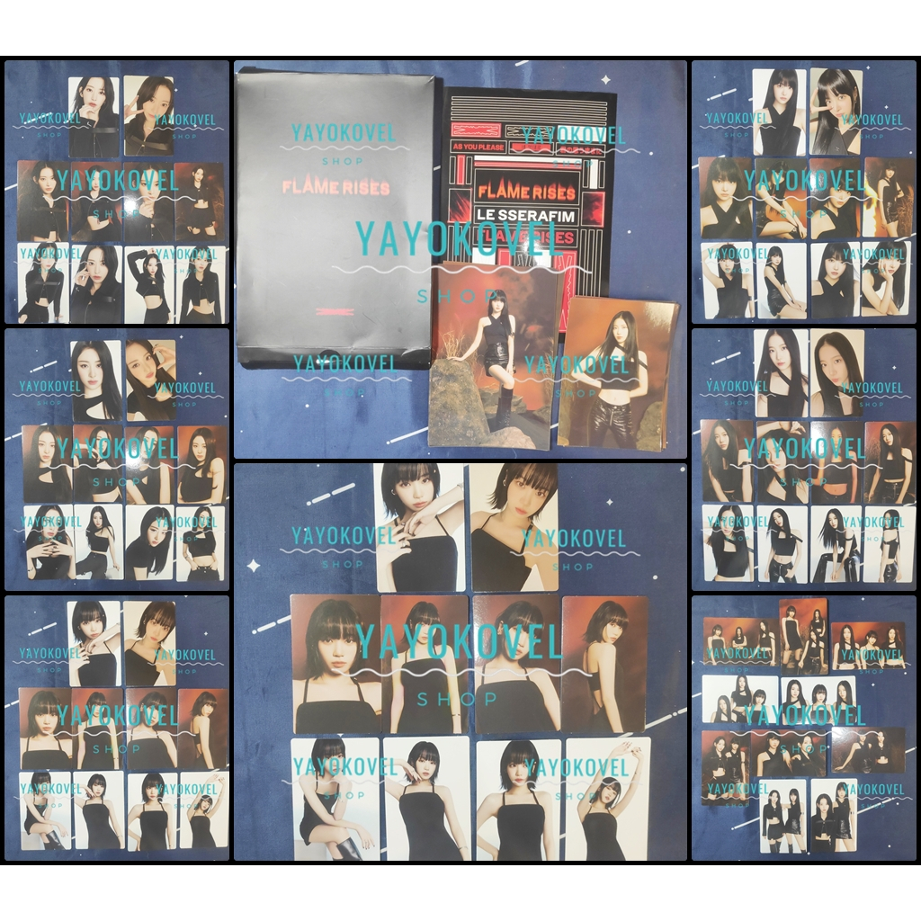 [READY] LE SSERAFIM - FLAME RISES TOUR  MERCHANDISE -  SHARING GOODS