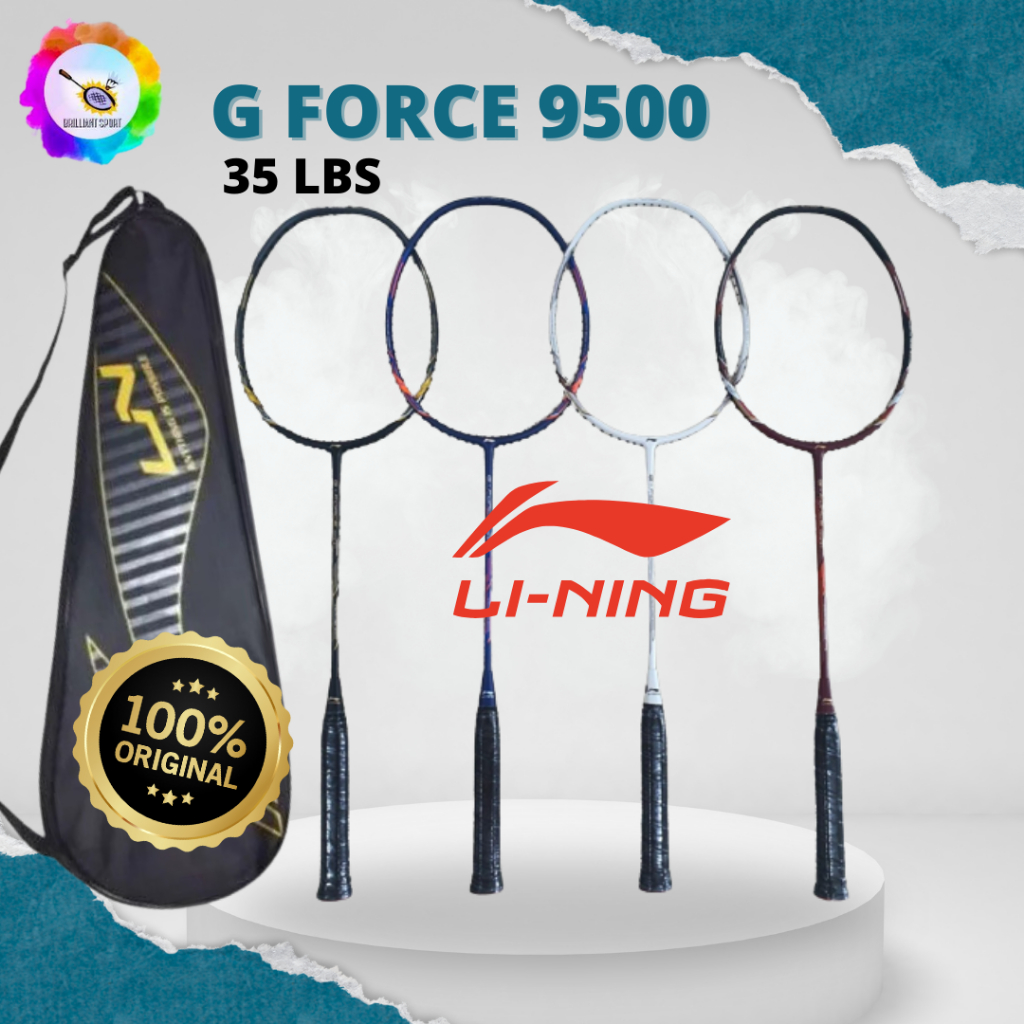 RAKET BADMINTON LINING G-FORCE 9500 G FORCE 9500 EXTRA STRONG ORIGINAL 100%