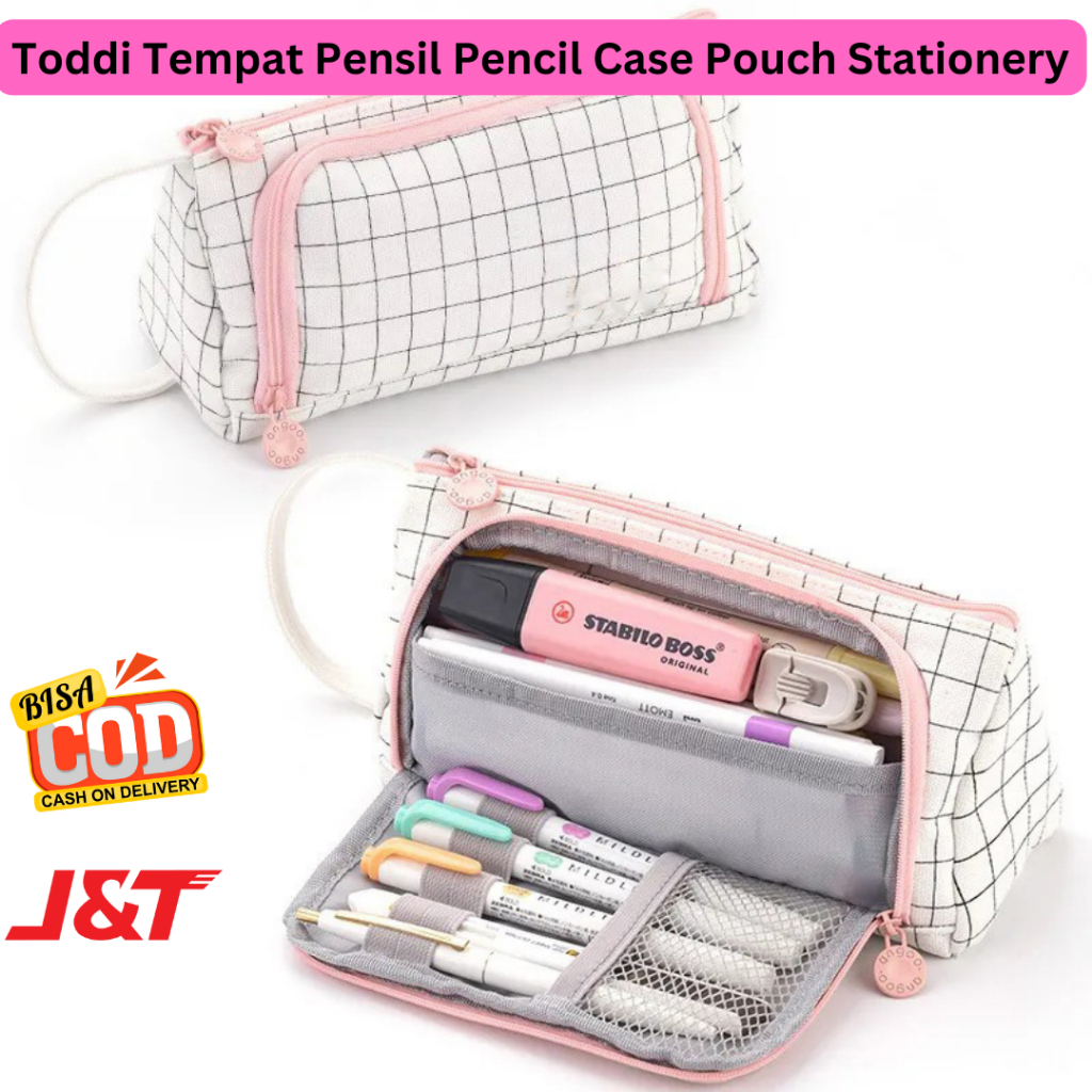 

Toddi Tempat Pensil Pencil Case Pouch Stationery