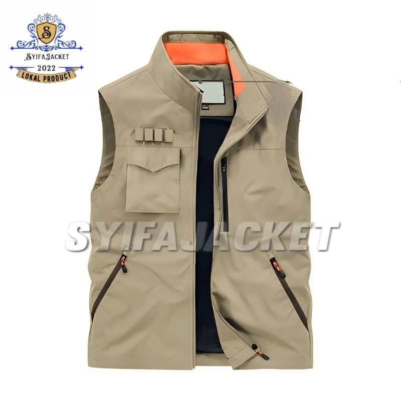 Rompi Outdoor Pria / Vest Pria Casual / Vest Pria Bisnis Terbaru