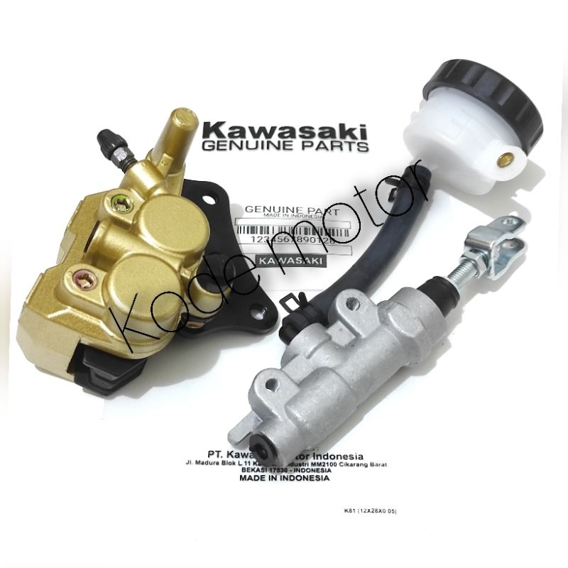 master rem set belakang+ kaliper belakang Kawasaki Ninja RR, Ninja R , Ninja SS