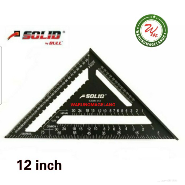 

PENGGARIS SIKU SEGITIGA ALUMUNIUM SPEED SQUARE 12 Inch Triangle Angle Diskon