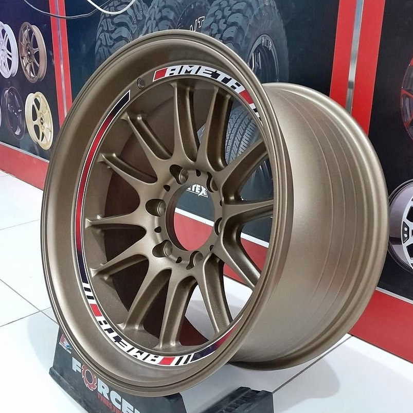 Velg Mobil Racing Pajero, Fortuner Ring 18 Hsr Wheel Original Type Ameth