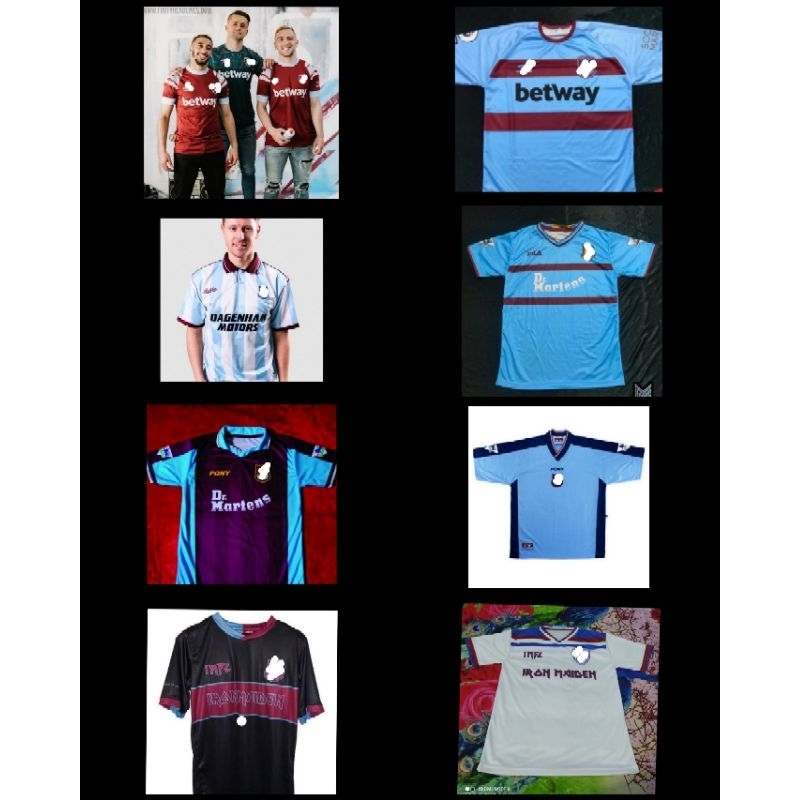 Jersey Westham 1992/Jersey Westham 2000/Jersey Westham 2020/Jersey Westham 1997/Jersey Westham 1998/