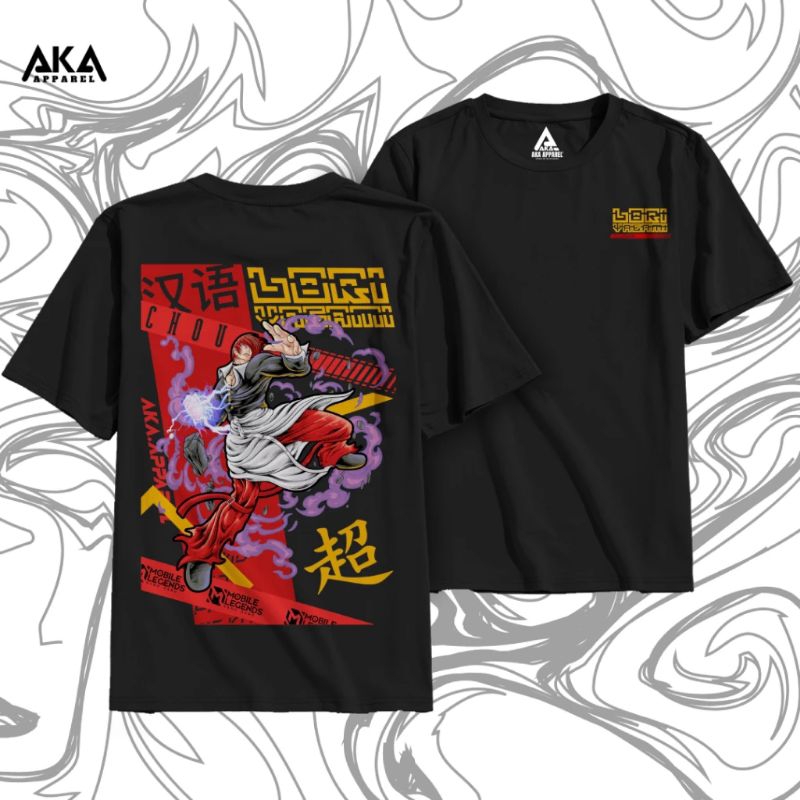 Kaos Baju MLBB Skin Chou KOF Kaos Distro MLBB Premium Terbaik