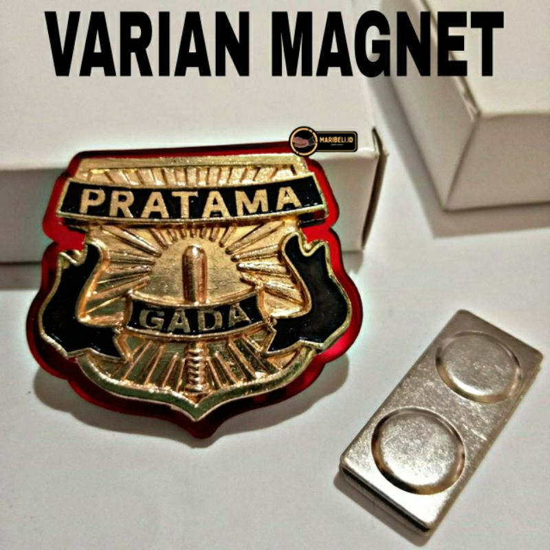 PIN GADA PRATAMA MAGNET || LENCANA GADA PRATAMA MAGNET SATPAM SECURITY