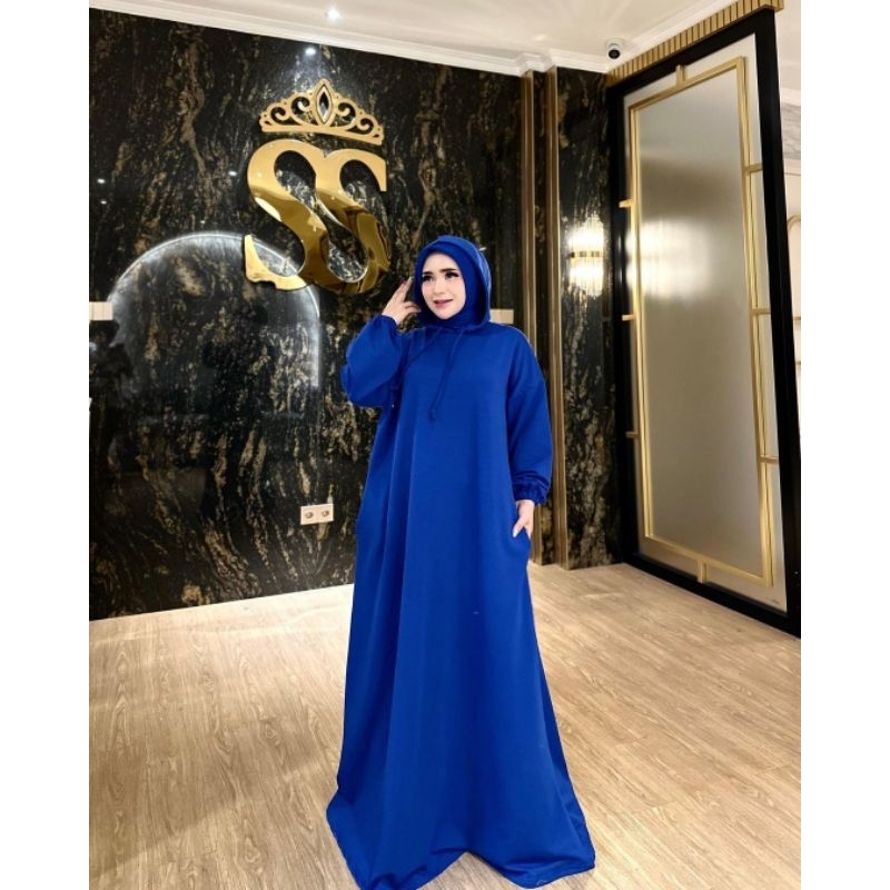 Gamis Hoodie Polos ORI Shellasaukia