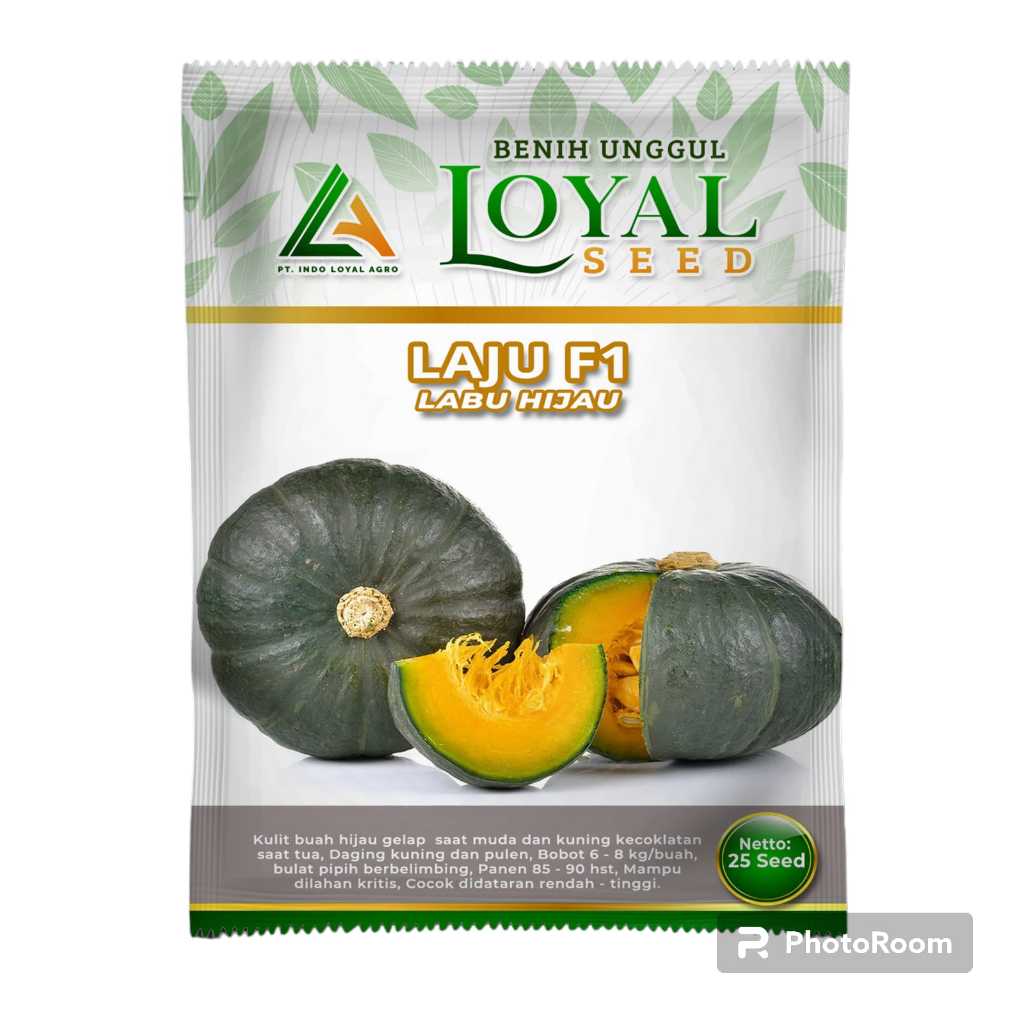 BENIH LABU HIJAU LAJU F1 / BIBIT LABU HIJAU LAJU F1KEMASAN 25 BUTIR CAP LOYAL SEED BENIH UNGGUL DAN 
