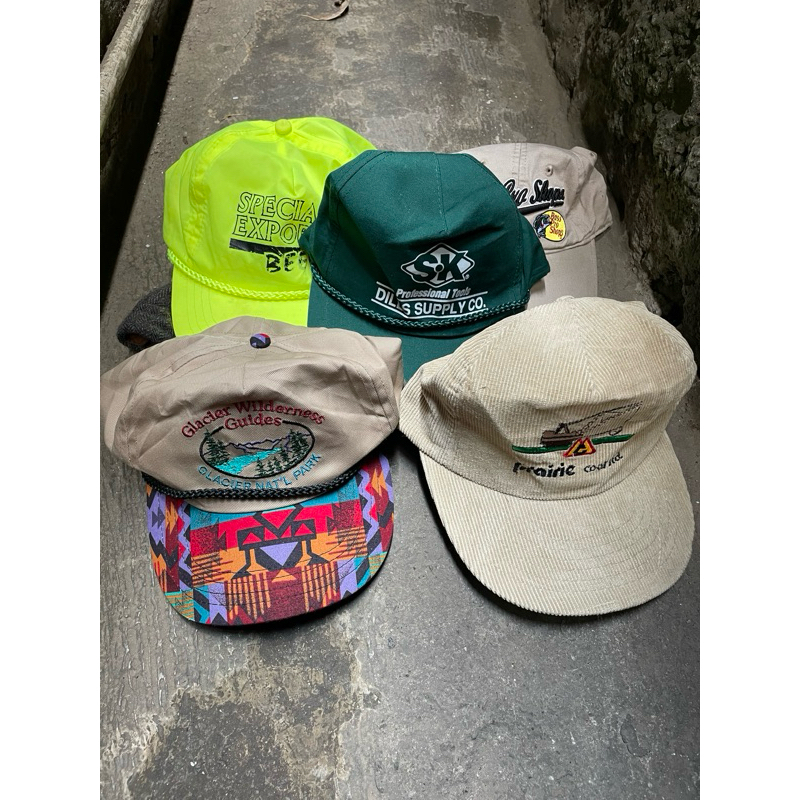 Rope hat vintage/Topi Vintage / Trucker / Topi Trucker / Topi Trucker Rope Hat / Topi Trucker Vintag