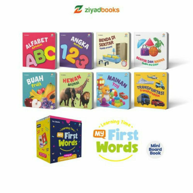 LEARNING TIME MY FIRST WORD buku anak learning time my first word