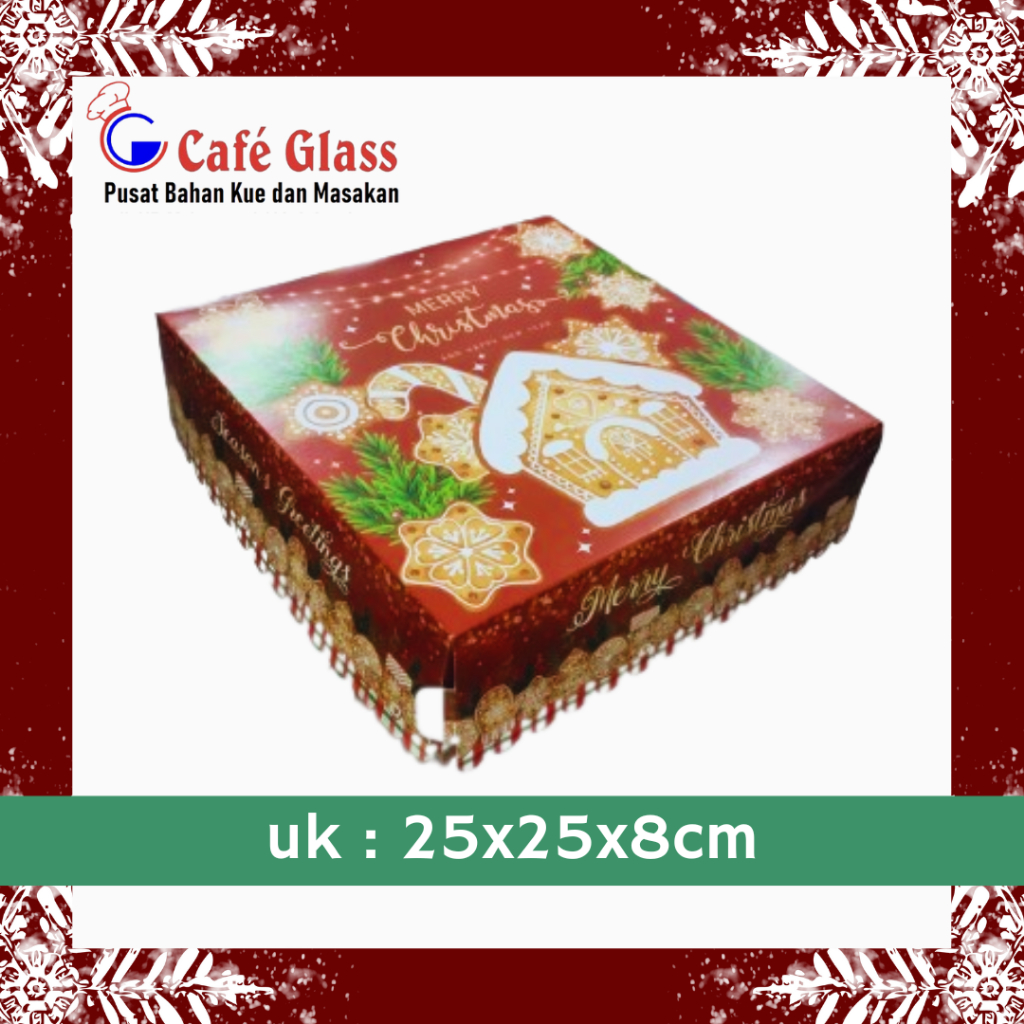 

Dos Natal Ekonomis / Dos Kue Natal / Dos Hampers Natal 25x8cm