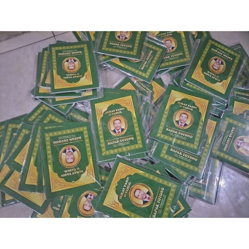 Buku Yasin tanpa terjemahan 68lembar peringatan 40hari 100hari 1000hari
