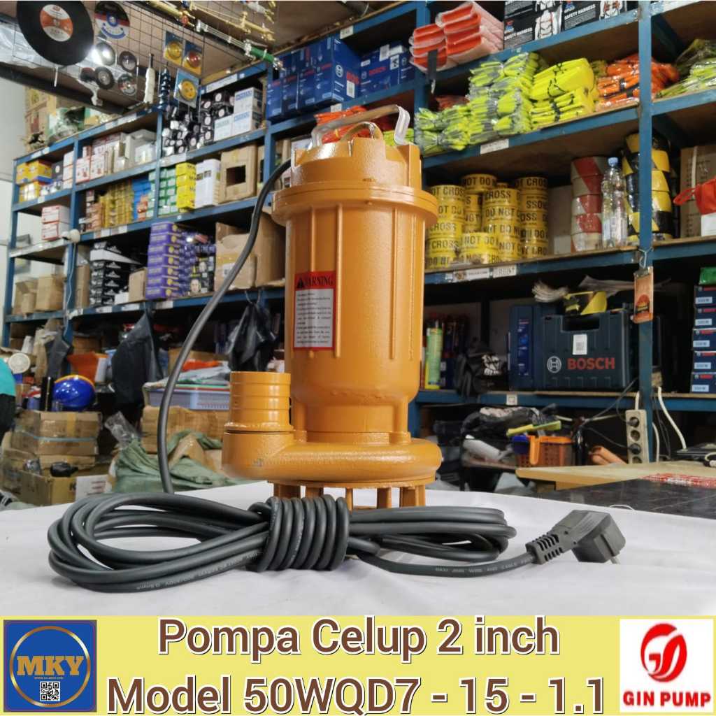 Pompa Celup limbah Air Keruh 2 inci / Pompa Celup 2" GIN PUMP / Pompa Celup Air Kotor 2 inch Gin pum