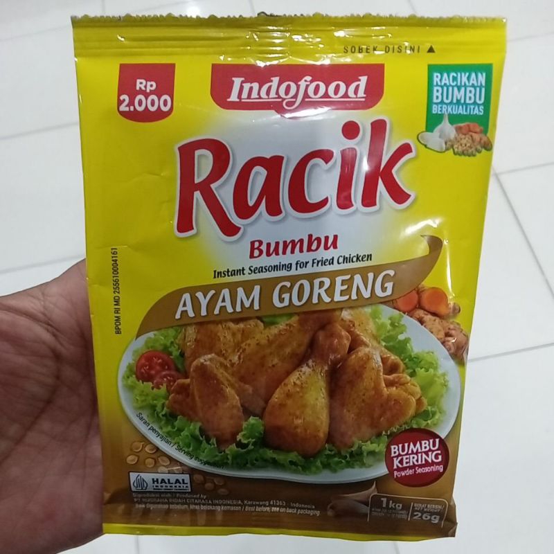 

Mahbubah - Indofood Racik 26 g Bumbu Instant Ayam Goreng