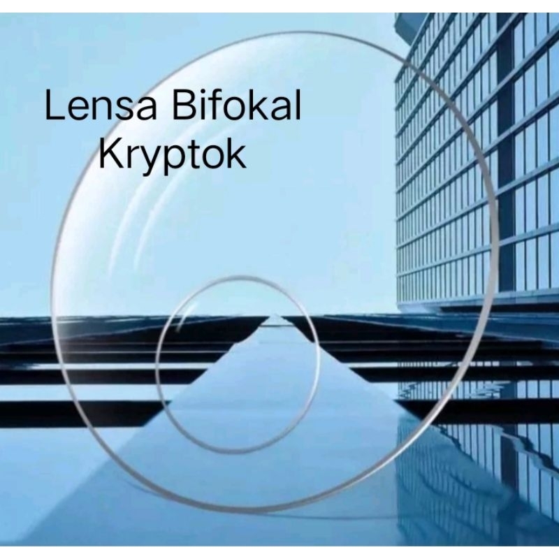 Lensa Bifokal CR Kryptok Anti Radiasi