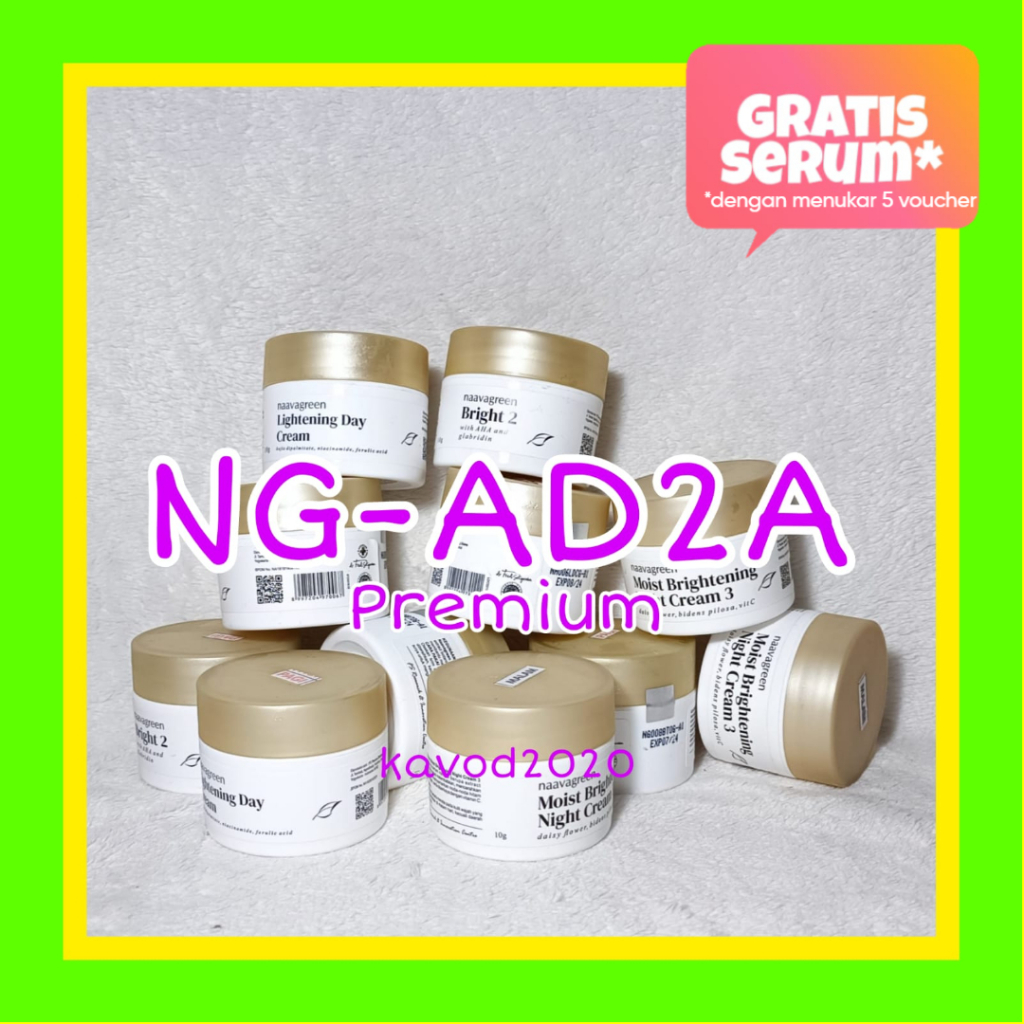 Krim Malam Naavagreen NG-AD2A PREMIUM Acne Night Cream by dr Fredi Setyawan Original Skin Care Krim 