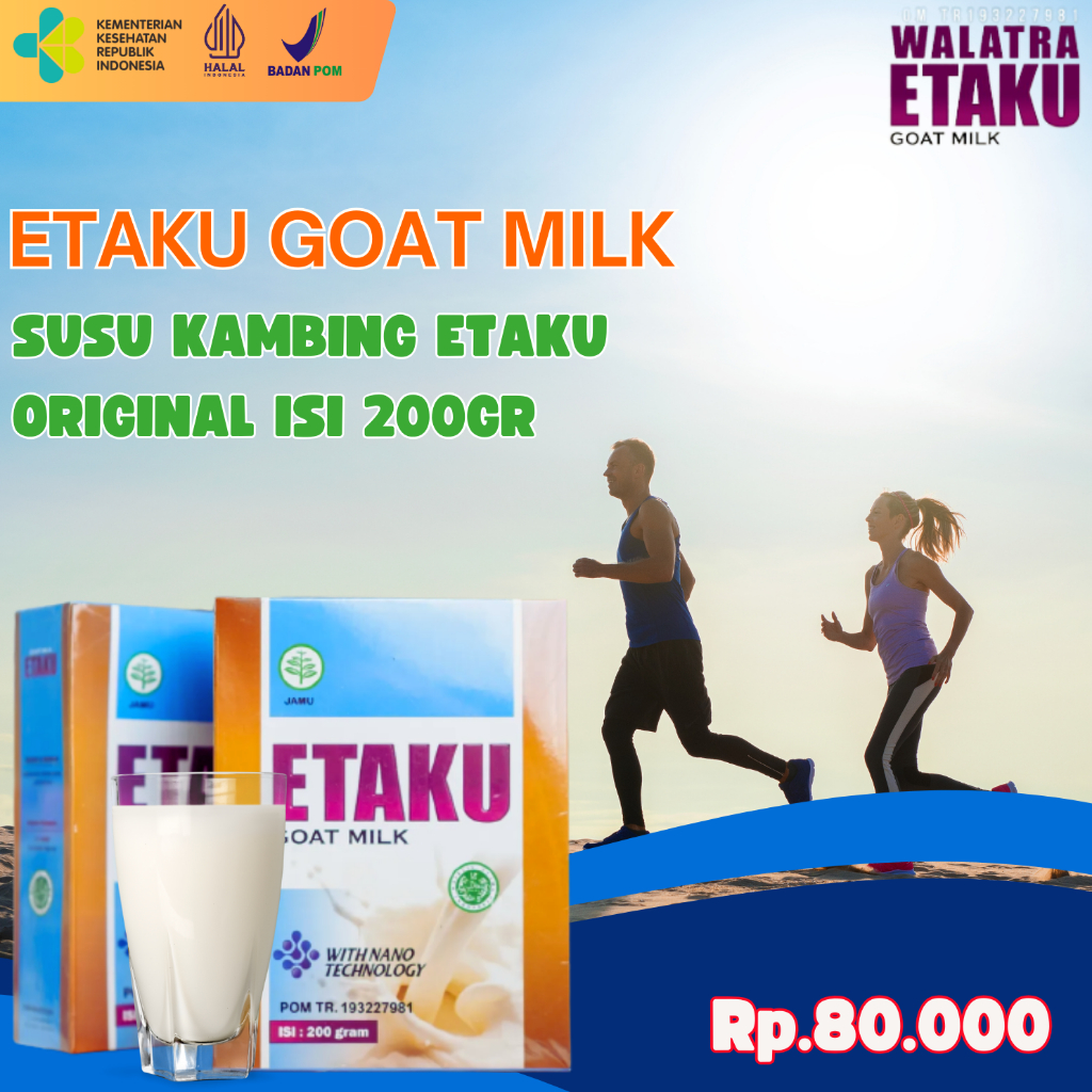 

Etaku - Susu Kambing Etawa Murni & Krimer Bubuk Susu Kambing Etawa Penambah Kalsium Kuatkan Tulang & Sendi Solusi Atasi Gangguan Pernapasan Pernafasan