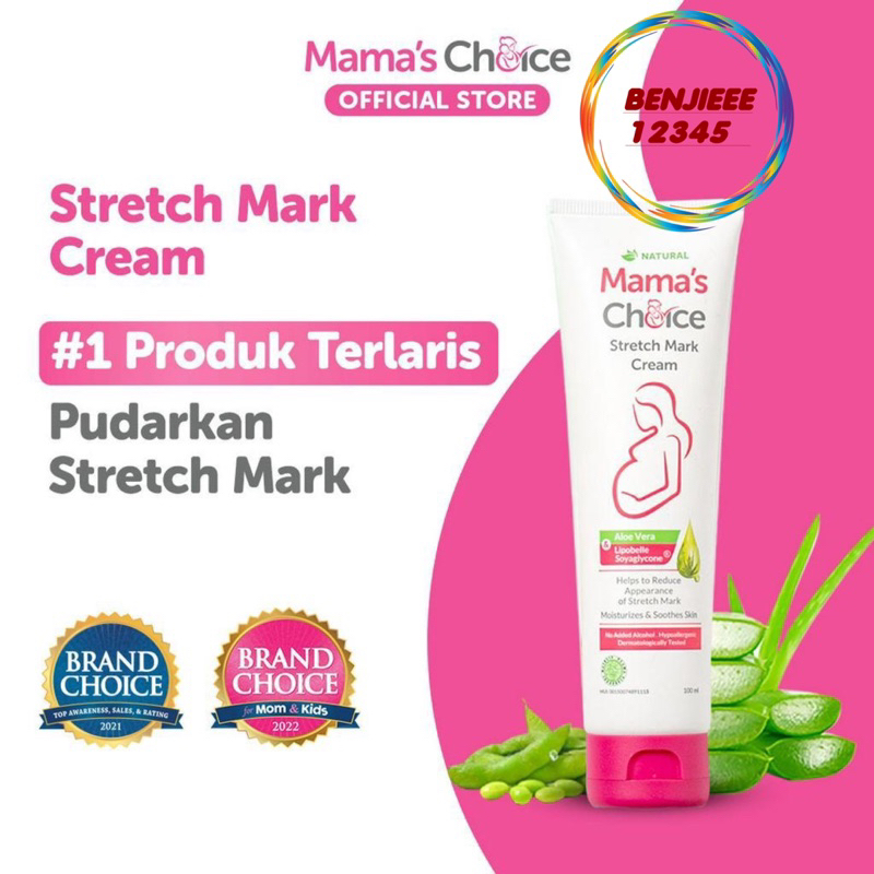 Mama’s Choice Strech Mark Cream Krim penghilang Strechmark ibu hamil mamas choice MAMA’S CHOICE mama mamachoice mama’s bumil