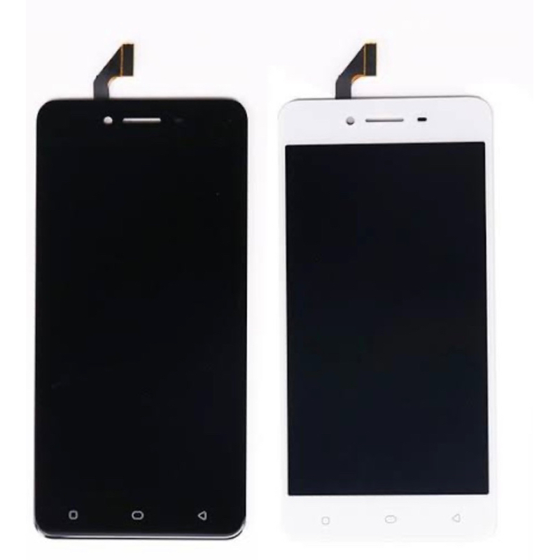 LCD + Touchscreen Oppo A37 / A37F Hitam Putih incell