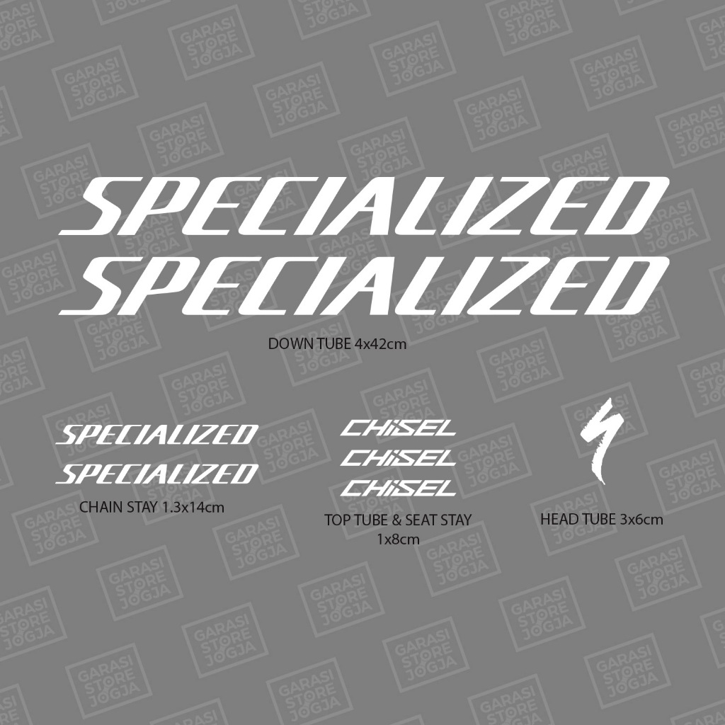 Decal Frame Cutting stiker Specialized Chisel