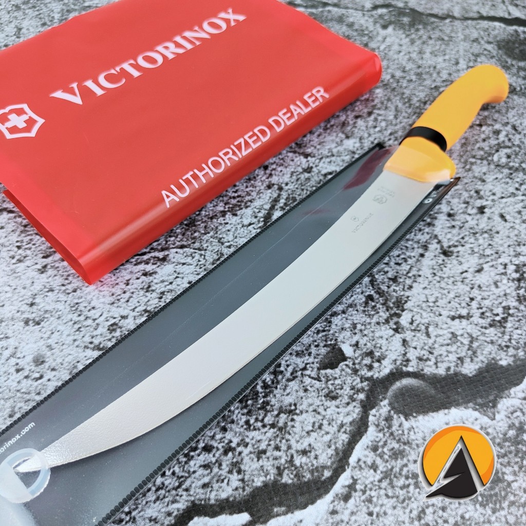 Butcher breaking knife pisau sembelih victorinox swibo 26 cm original swiss 5.8435.26